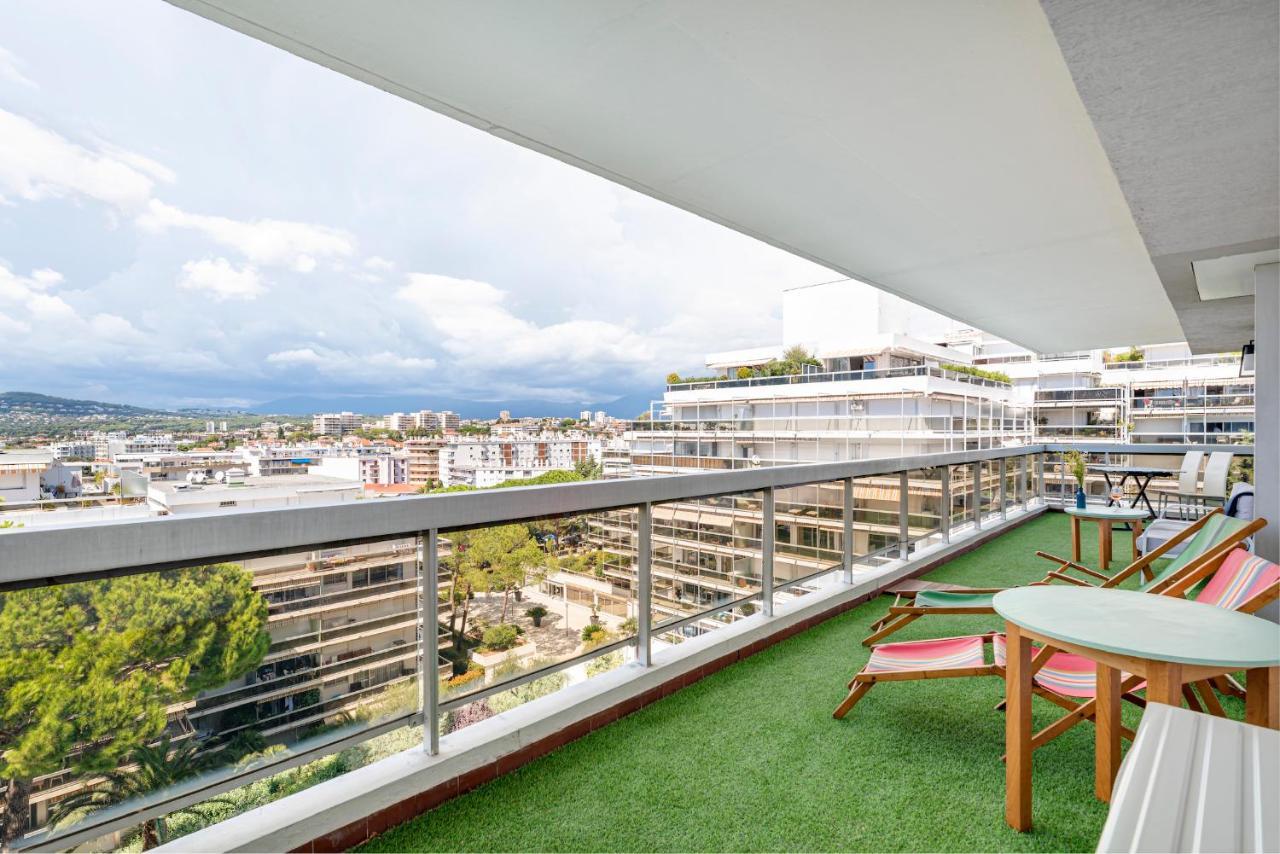 Coup De Coeur! Vue Mer! Terrasse Dangle! Antibes Buitenkant foto